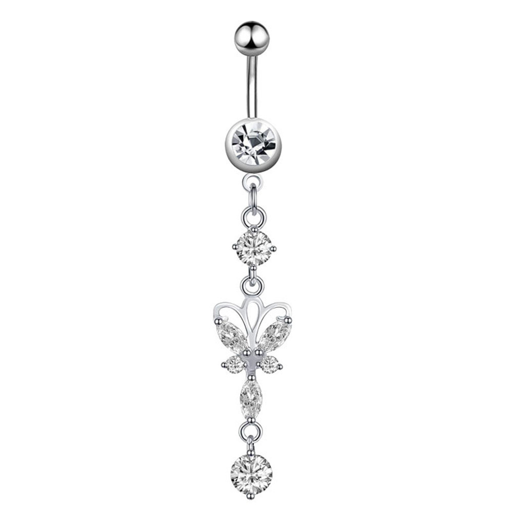 Belly Button Rings Belly Bar Navel Piercings Surgical Stainless Steel Rings for Women Jewelry