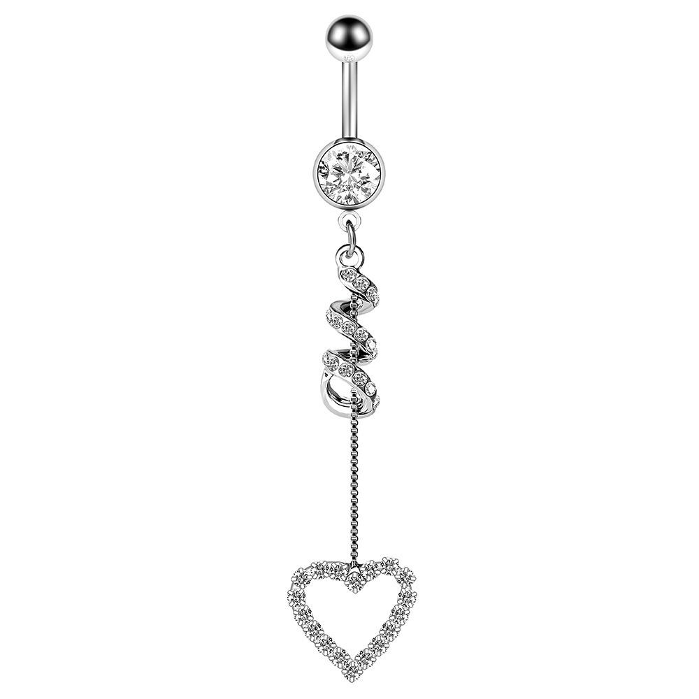 Belly Button Rings Belly Bar Navel Piercings Surgical Stainless Steel Rings for Women Jewelry