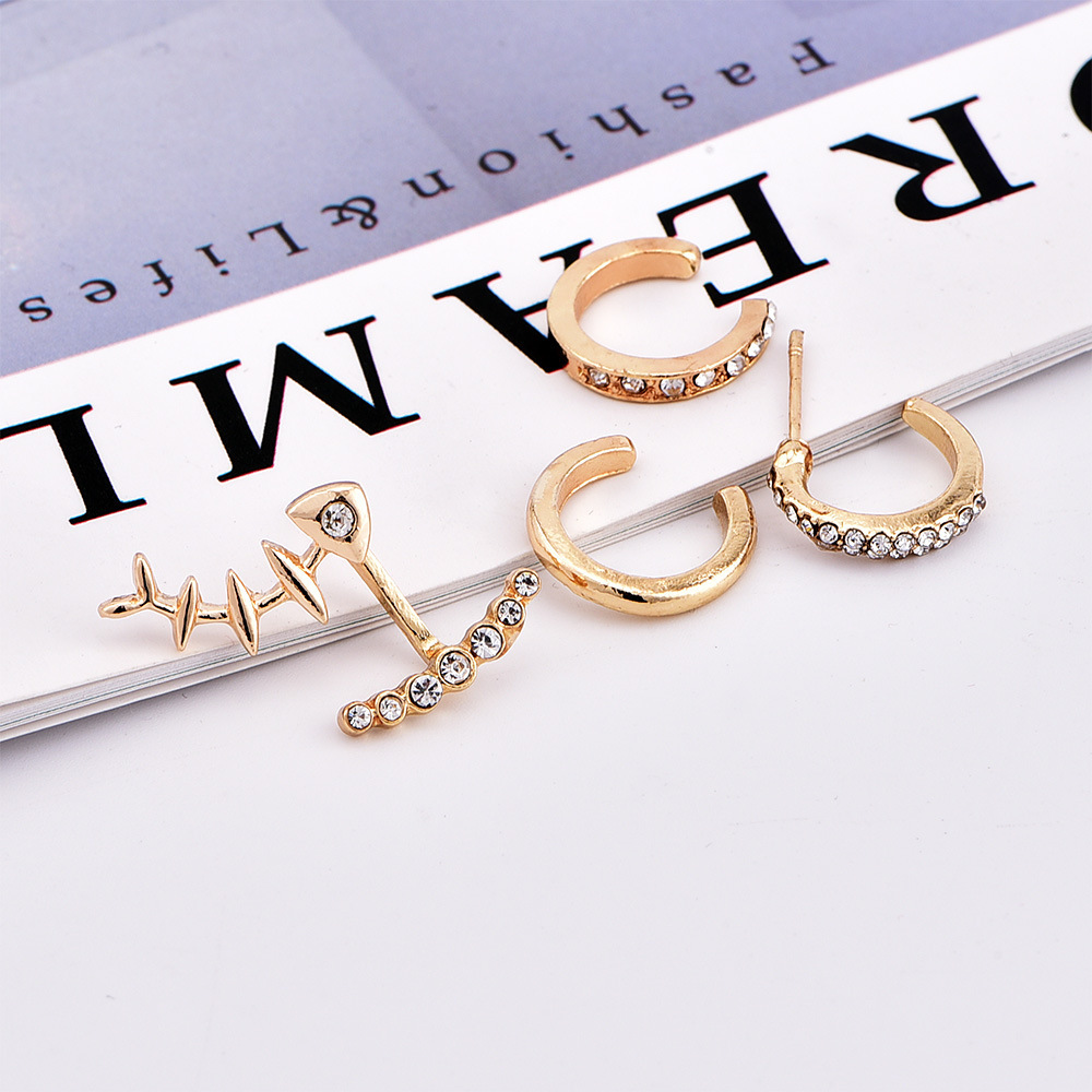 6 Pairs Women's Earring Set Stud Earring for girl SE9411