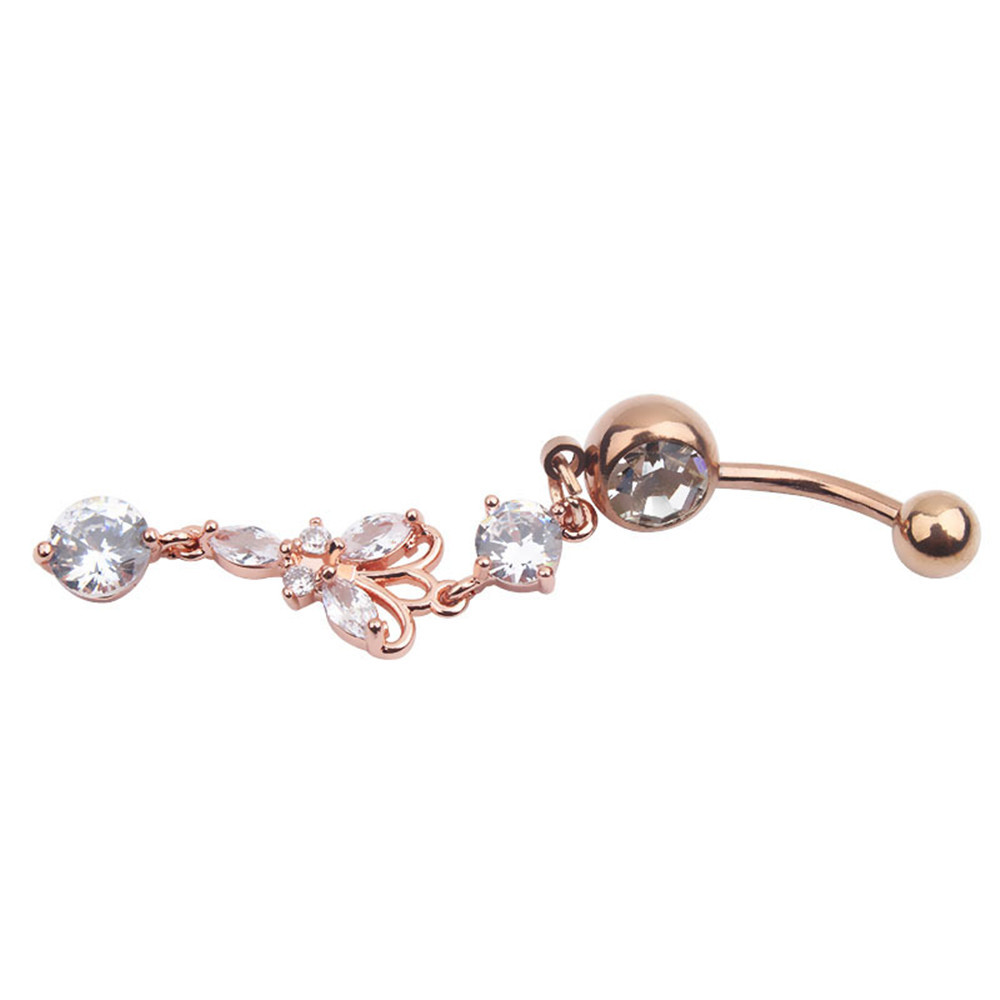 Belly Button Rings Belly Bar Navel Piercings Surgical Stainless Steel Rings for Women Jewelry