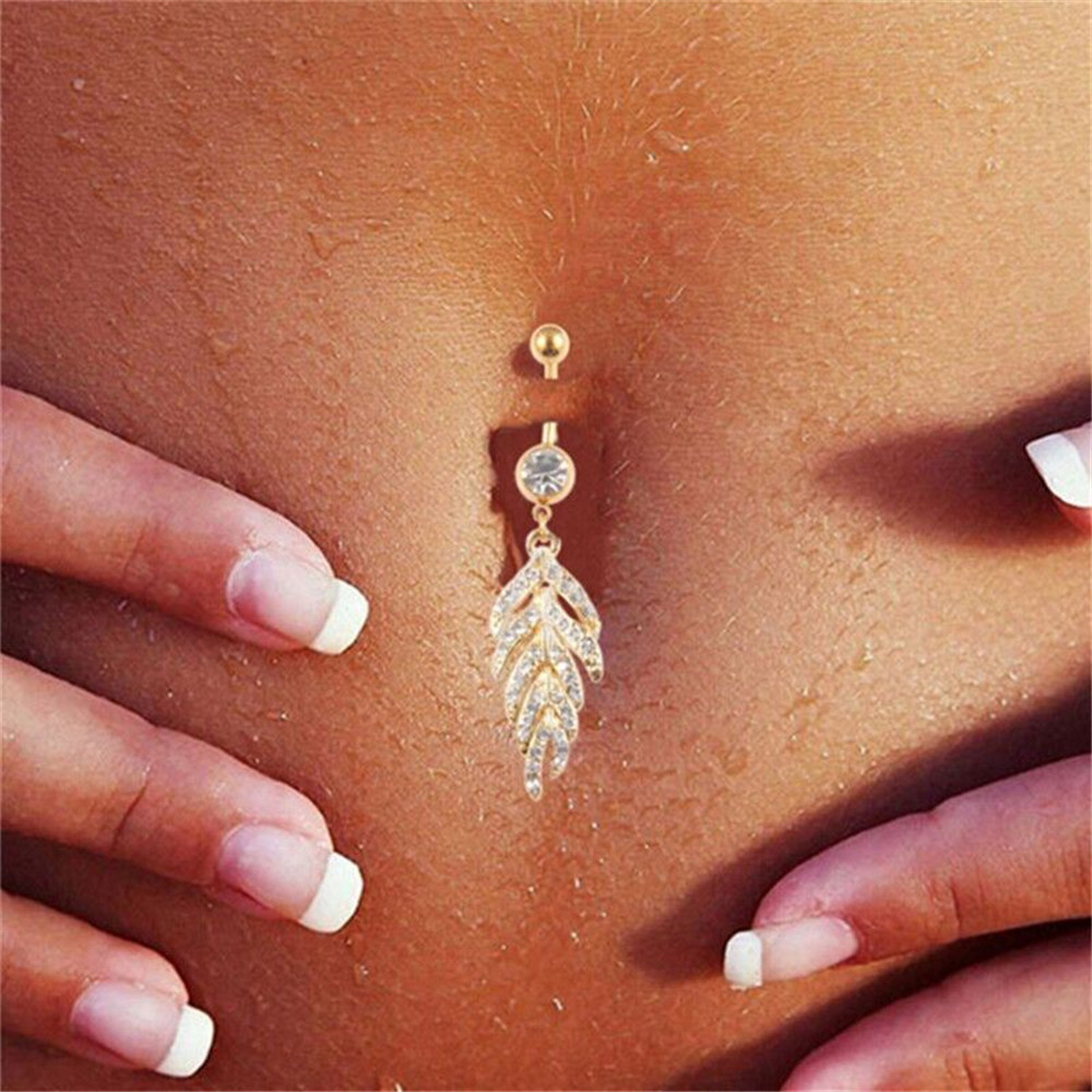 Belly Button Rings Belly Bar Navel Piercings Surgical Stainless Steel Rings for Women Jewelry