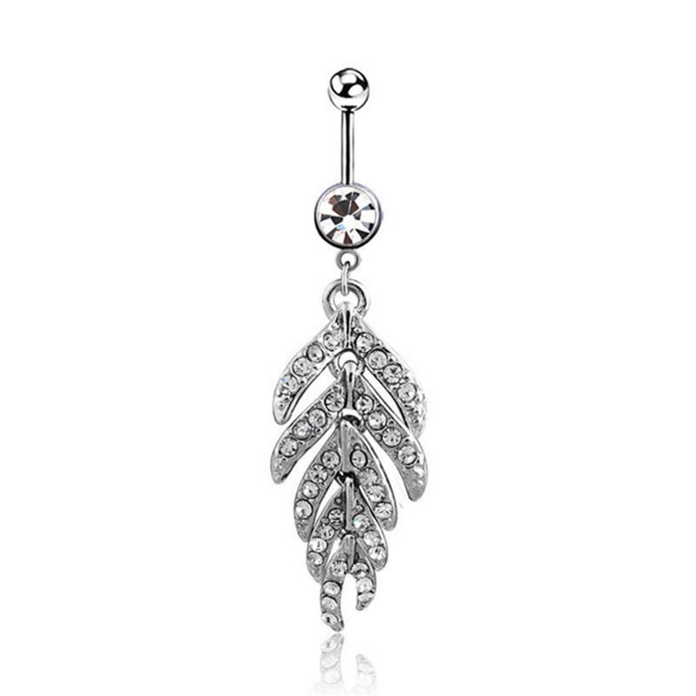 Belly Button Rings Belly Bar Navel Piercings Surgical Stainless Steel Rings for Women Jewelry