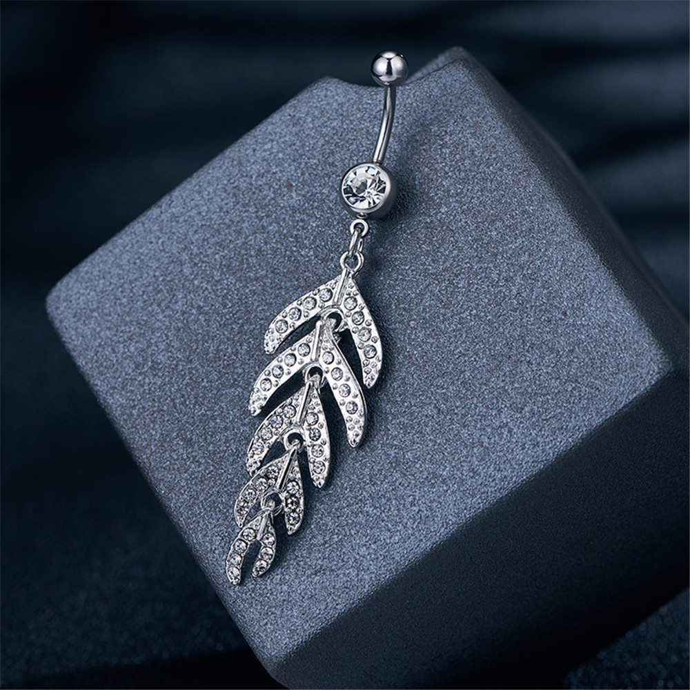 Belly Button Rings Belly Bar Navel Piercings Surgical Stainless Steel Rings for Women Jewelry