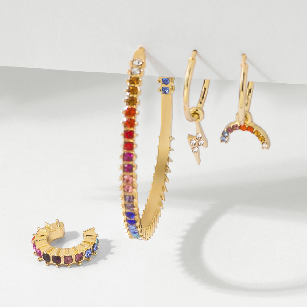 6 Pairs Women's Earring Set Stud Earring for girl SE9411