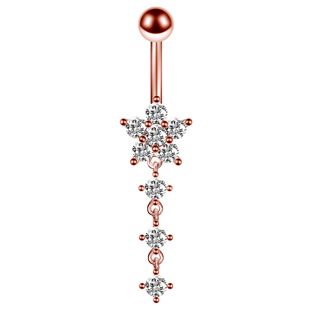 Belly Button Rings Belly Bar Navel Piercings Surgical Stainless Steel Rings for Women Jewelry