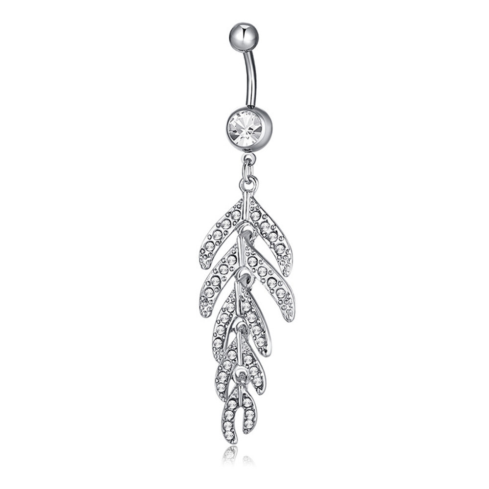 Belly Button Rings Belly Bar Navel Piercings Surgical Stainless Steel Rings for Women Jewelry