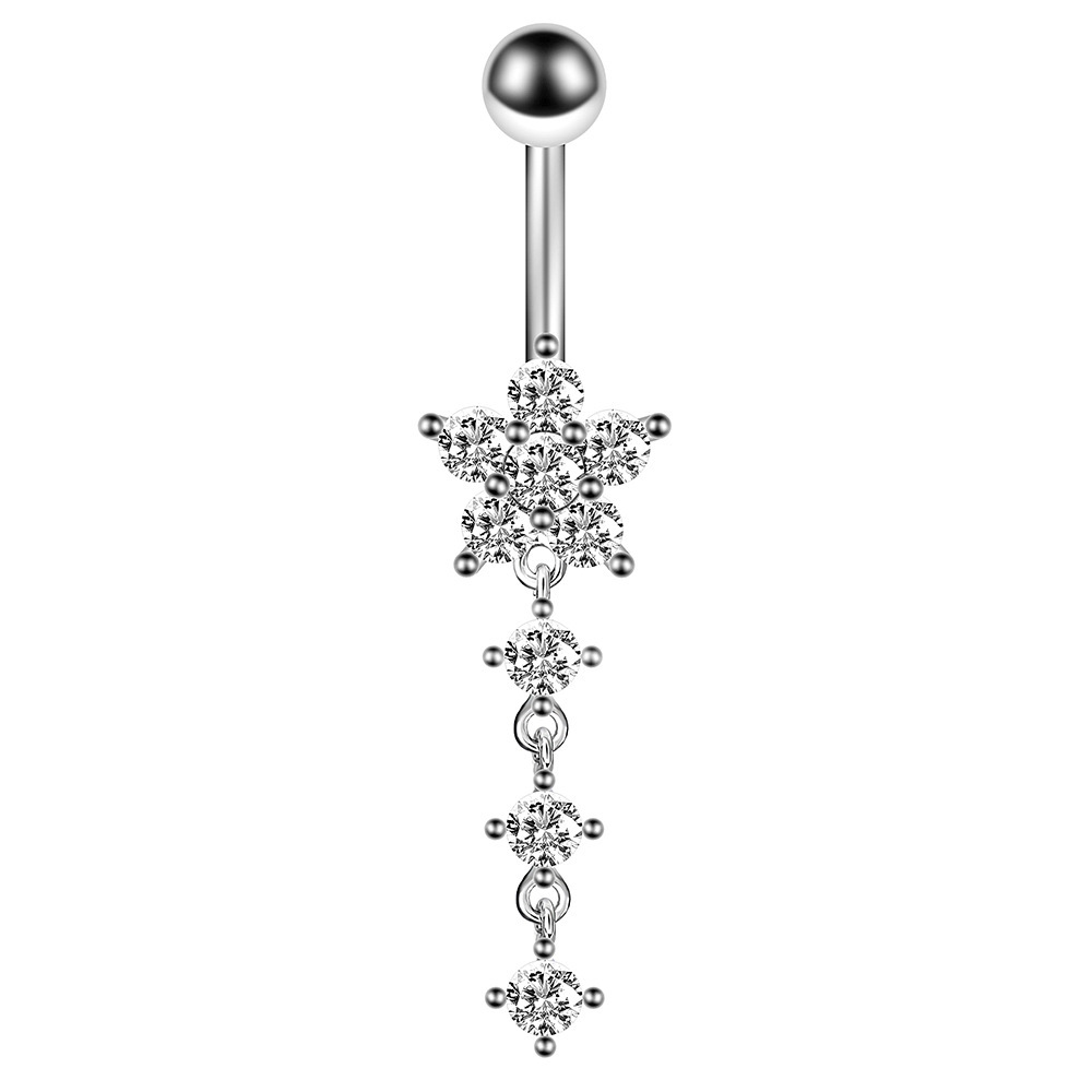 Belly Button Rings Belly Bar Navel Piercings Surgical Stainless Steel Rings for Women Jewelry