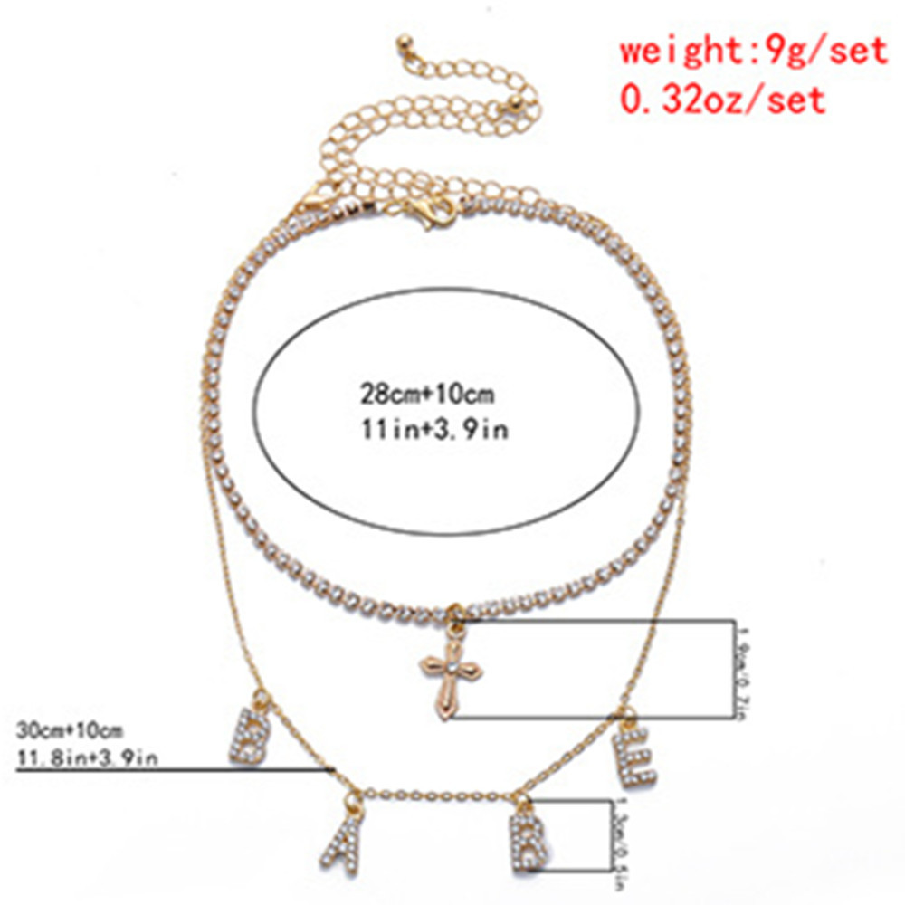 Layered Necklace Pendant Handmade Long Necklace for Women