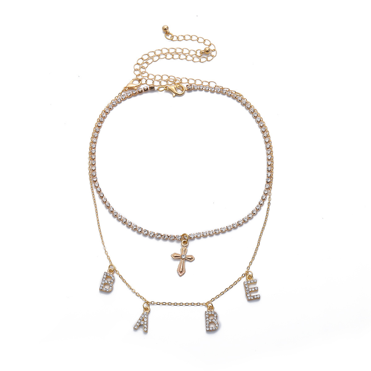 Layered Necklace Pendant Handmade Long Necklace for Women