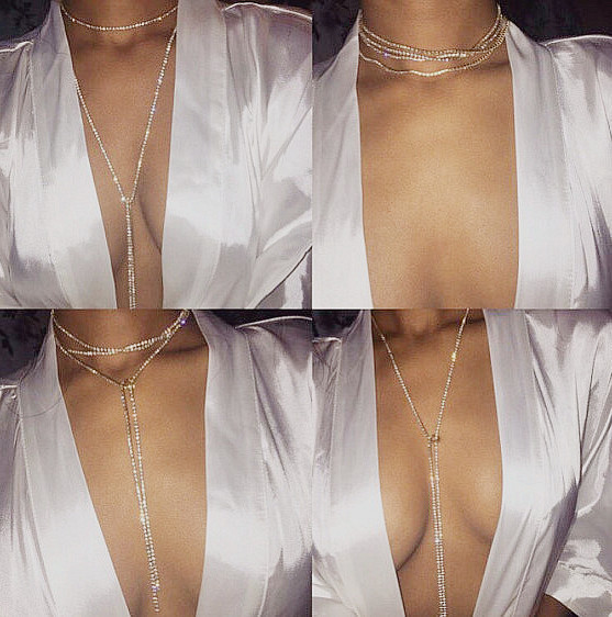 Fashion Women Sexy Body Belly Waist Charm Chain Bikini Beach Pendant Necklace Sytle 2