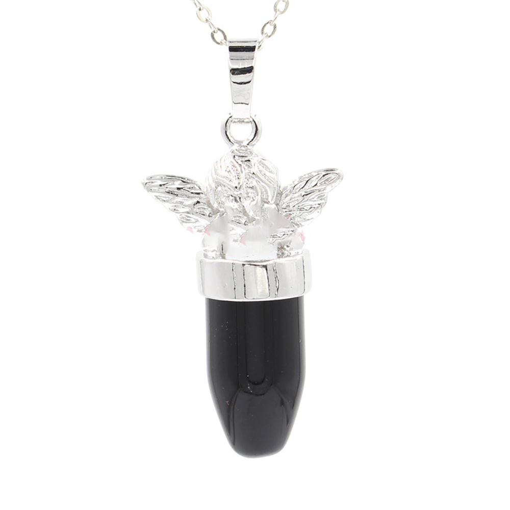 Bullet Pendant Silver Alloy Feminine Charm Small Jewelry Birthday Gift for Women Men Girl Boy