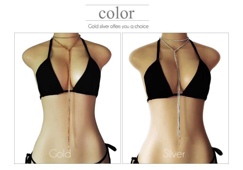 Fashion Women Sexy Body Belly Waist Charm Chain Bikini Beach Pendant Necklace Sytle 2