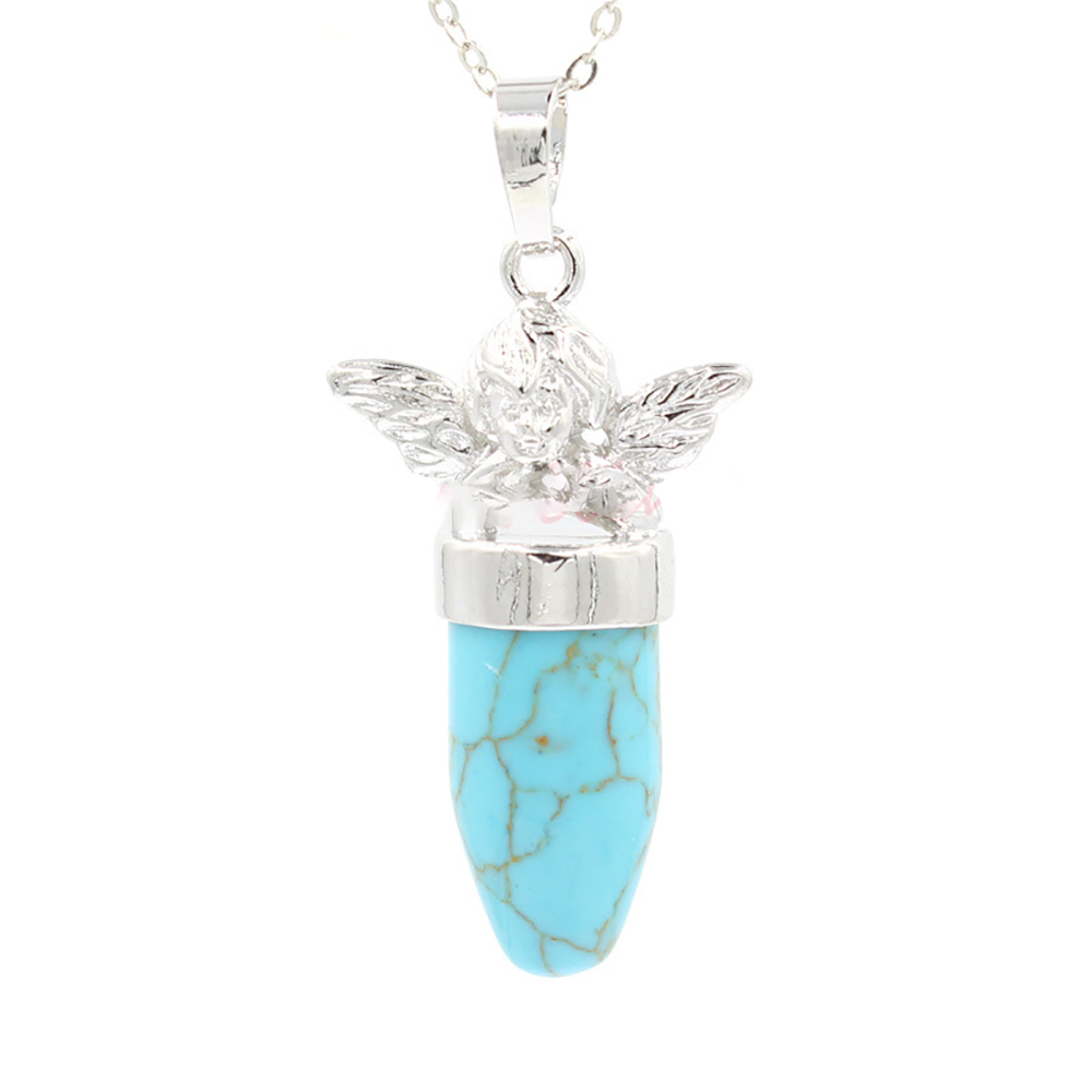 Bullet Pendant Silver Alloy Feminine Charm Small Jewelry Birthday Gift for Women Men Girl Boy