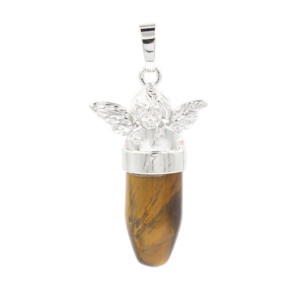 Bullet Pendant Silver Alloy Feminine Charm Small Jewelry Birthday Gift for Women Men Girl Boy