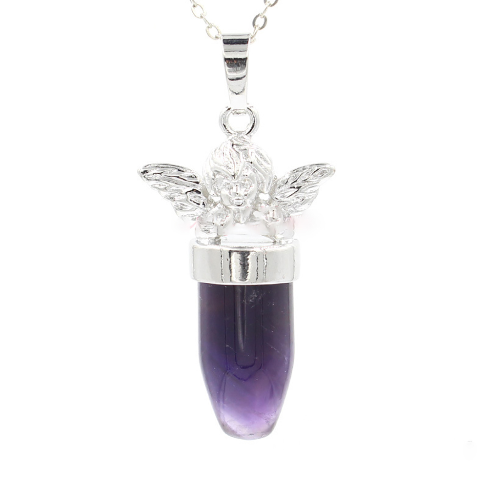 Bullet Pendant Silver Alloy Feminine Charm Small Jewelry Birthday Gift for Women Men Girl Boy