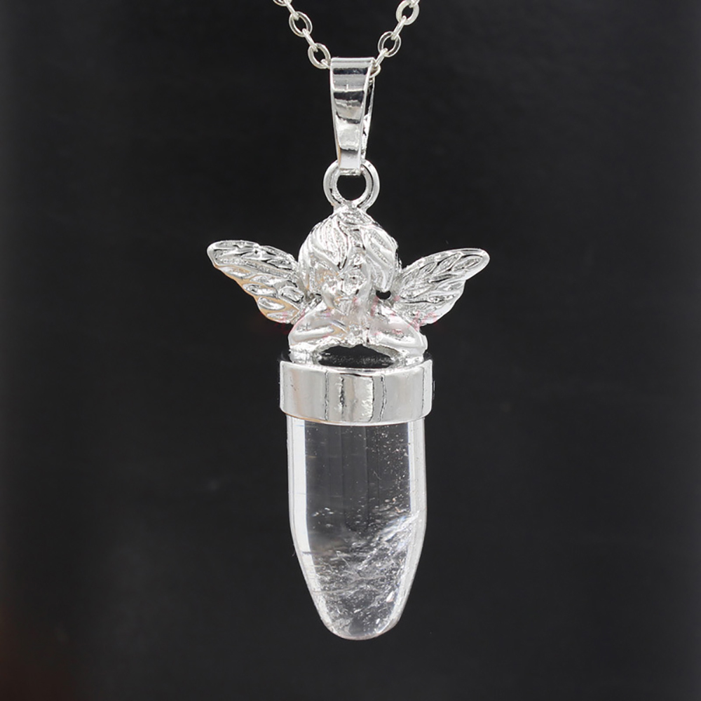 Bullet Pendant Silver Alloy Feminine Charm Small Jewelry Birthday Gift for Women Men Girl Boy