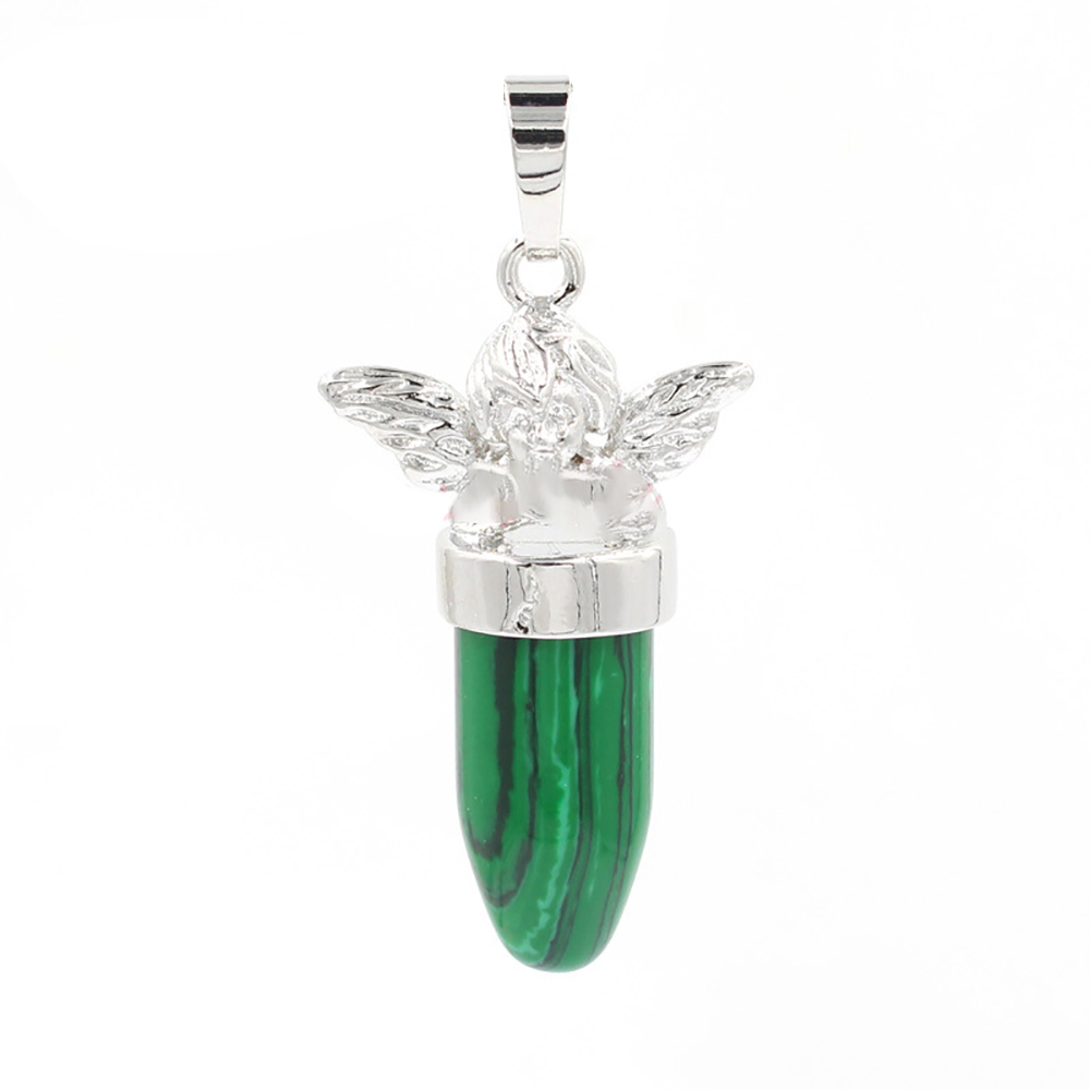 Bullet Pendant Silver Alloy Feminine Charm Small Jewelry Birthday Gift for Women Men Girl Boy