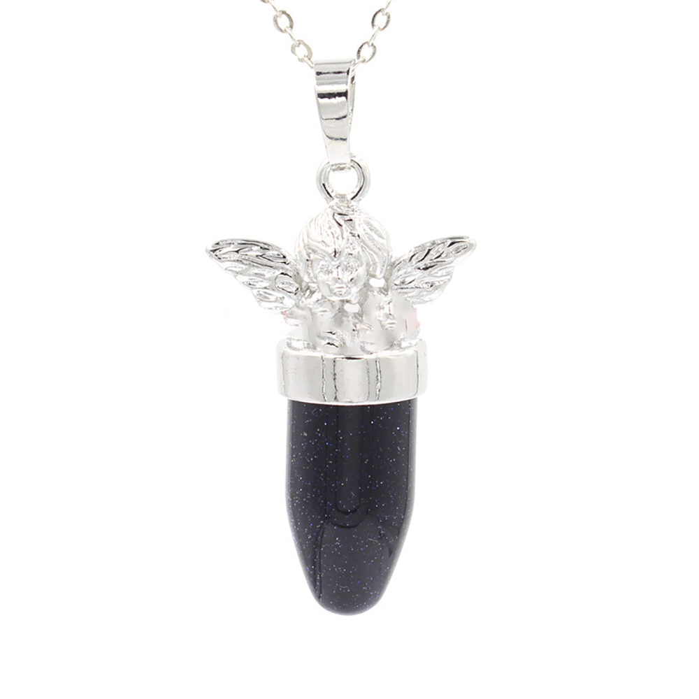 Bullet Pendant Silver Alloy Feminine Charm Small Jewelry Birthday Gift for Women Men Girl Boy