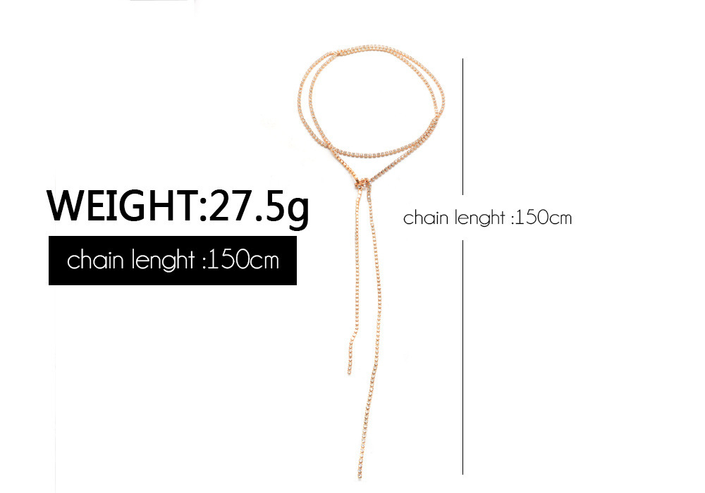 Fashion Women Sexy Body Belly Waist Charm Chain Bikini Beach Pendant Necklace Sytle 2