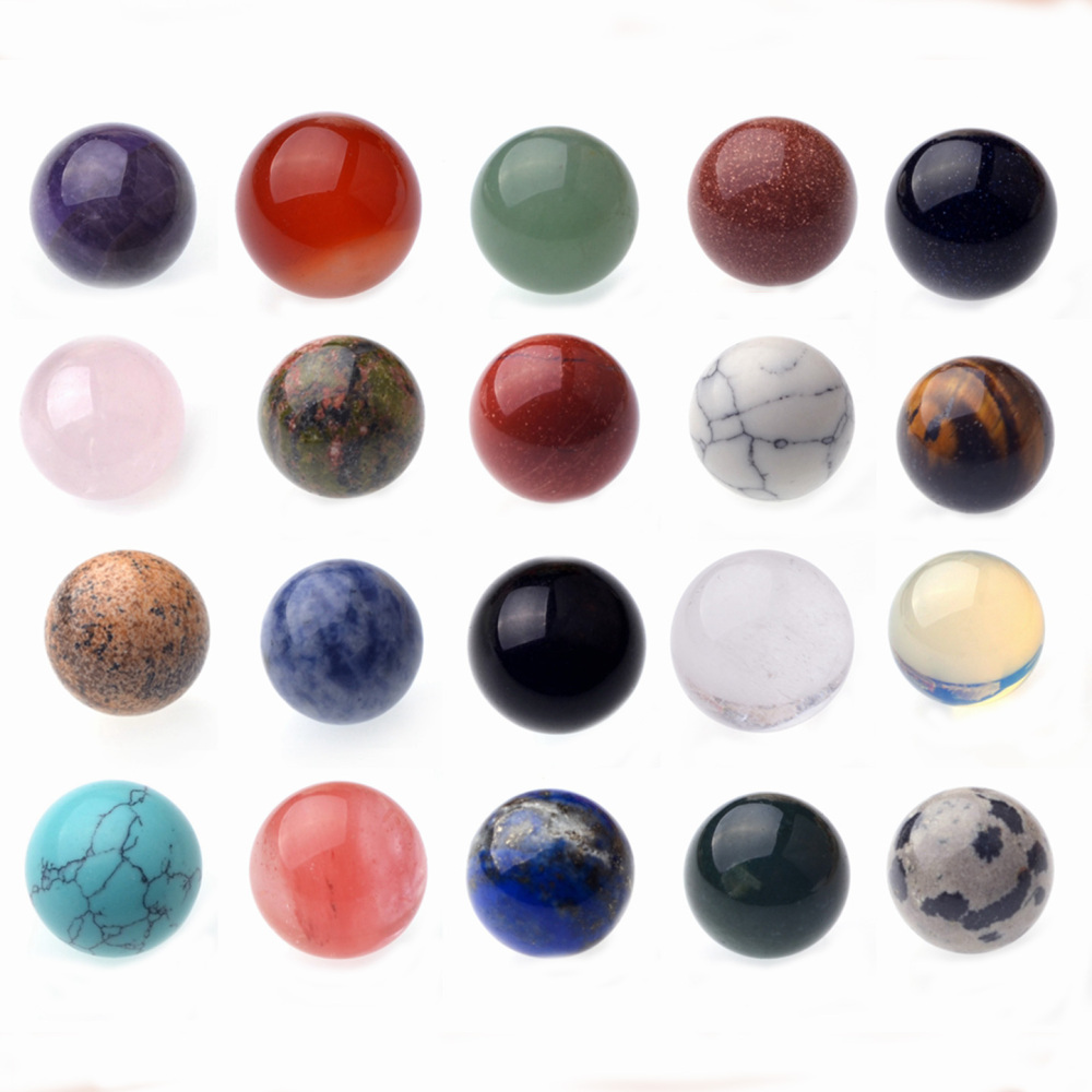 7 Chakra Stone Spheres Balls Collection Women Men Healing Yoga Quartz Crystal Bracelet Bangle Pendant Necklace Gift Box Friends