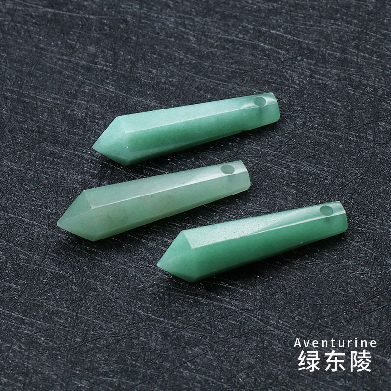 Facet Natural Healing Crystal Stone Necklace Gemstone Point Necklaces Reiki Quartz Jewelry for Women