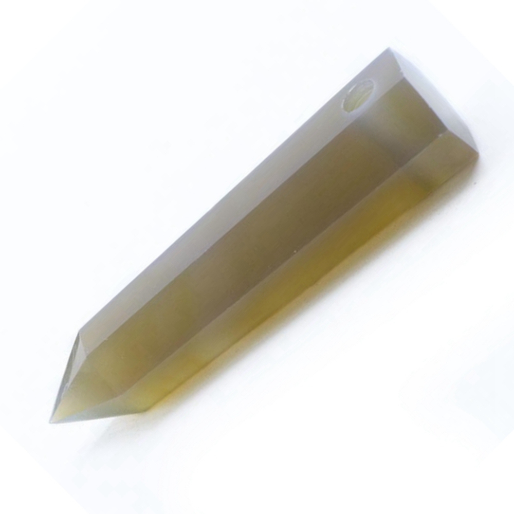 Natural Healing Bullet Crystal Stone Point Pendant Necklace Gemstone Point Necklaces Reiki Quartz Jewelry for Women