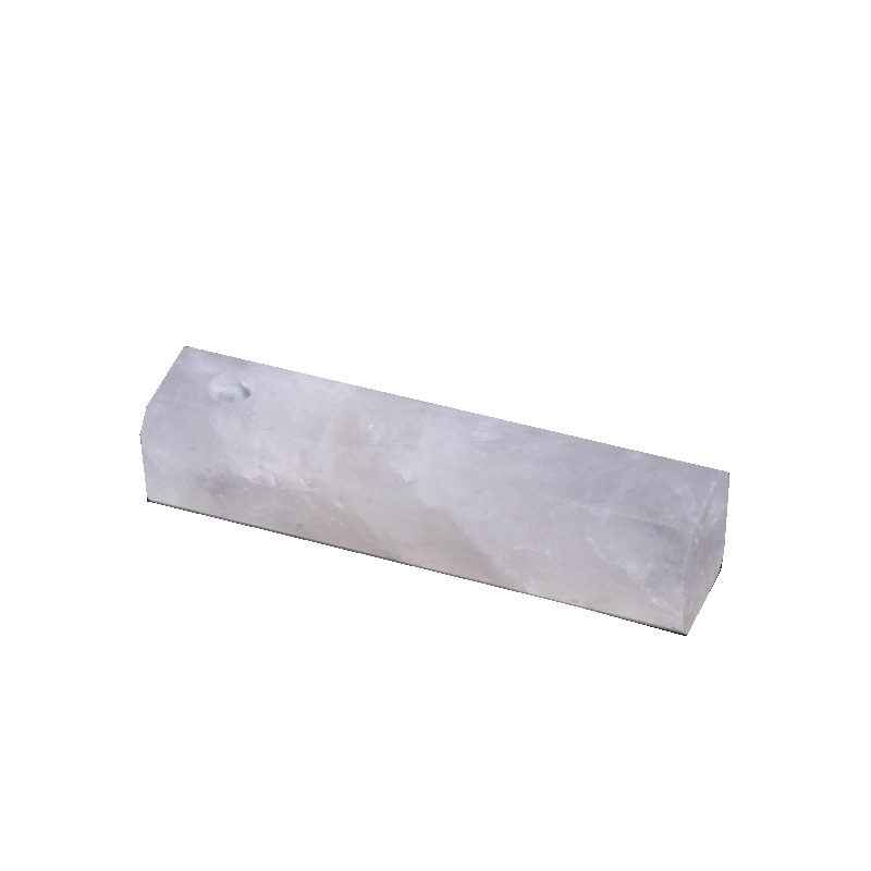 Natural Healing Rectangle Crystal Stone Pendant Necklace Gemstone Point Necklaces Reiki Quartz Jewelry for Women