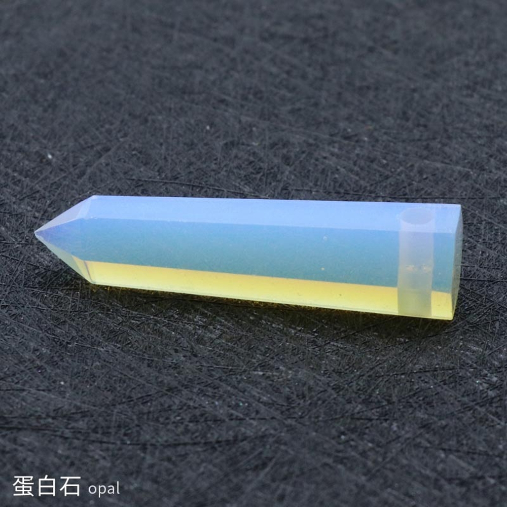 Natural Healing Bullet Crystal Stone Point Pendant Necklace Gemstone Point Necklaces Reiki Quartz Jewelry for Women