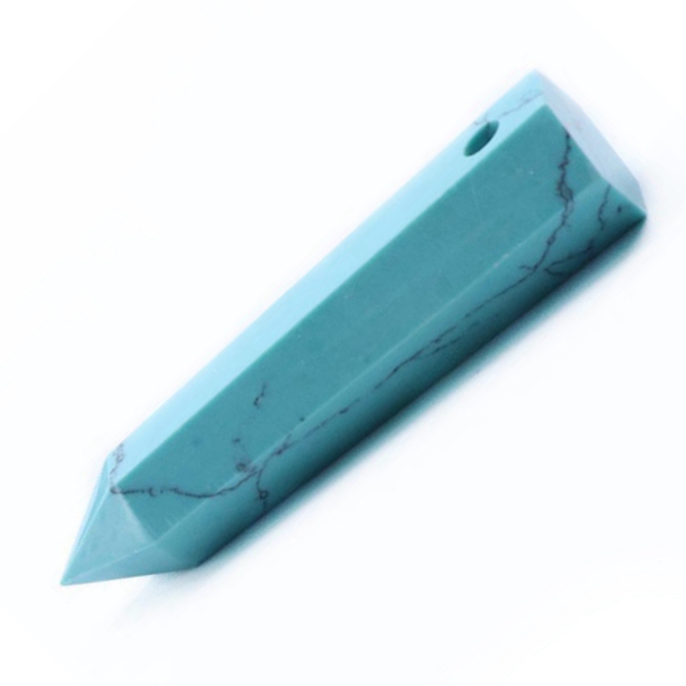 Natural Healing Bullet Crystal Stone Point Pendant Necklace Gemstone Point Necklaces Reiki Quartz Jewelry for Women