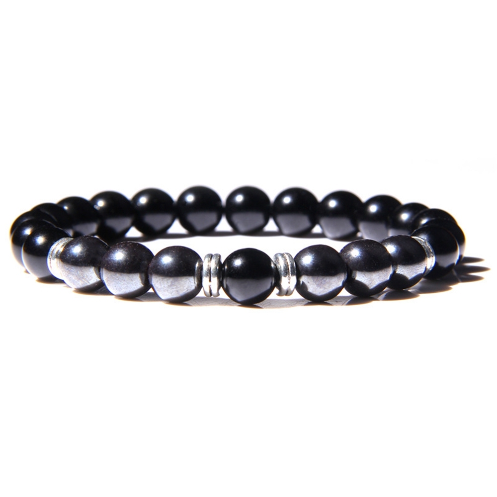 Natural Gemstone Hematite Bracelet for Women and Men