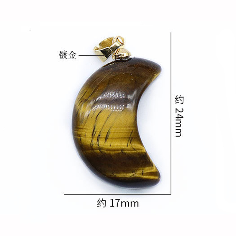 Natural Healing Bullet Crystal Stone Point Pendant Necklace Gemstone Point Necklaces Reiki Quartz Jewelry for Women