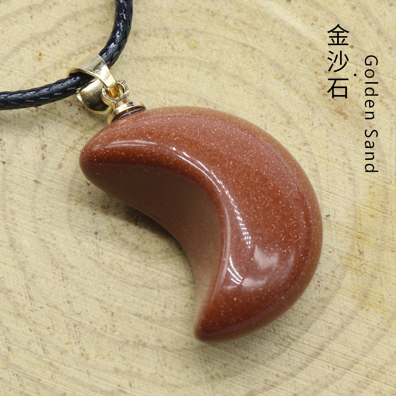 Natural Healing Bullet Crystal Stone Point Pendant Necklace Gemstone Point Necklaces Reiki Quartz Jewelry for Women