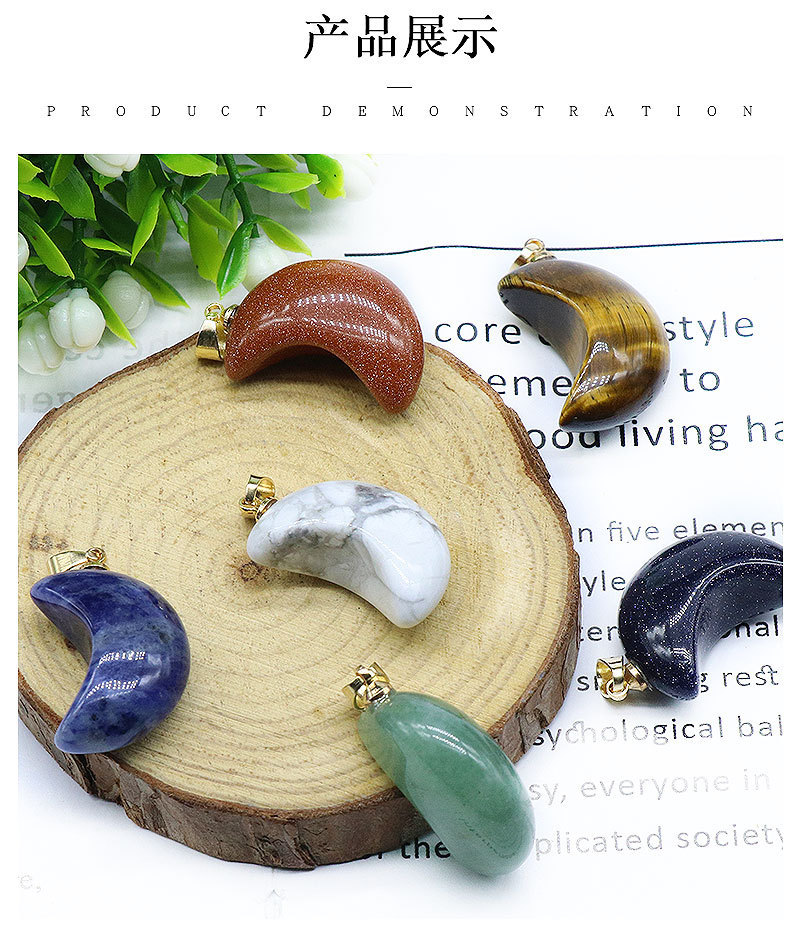 Natural Healing Bullet Crystal Stone Point Pendant Necklace Gemstone Point Necklaces Reiki Quartz Jewelry for Women