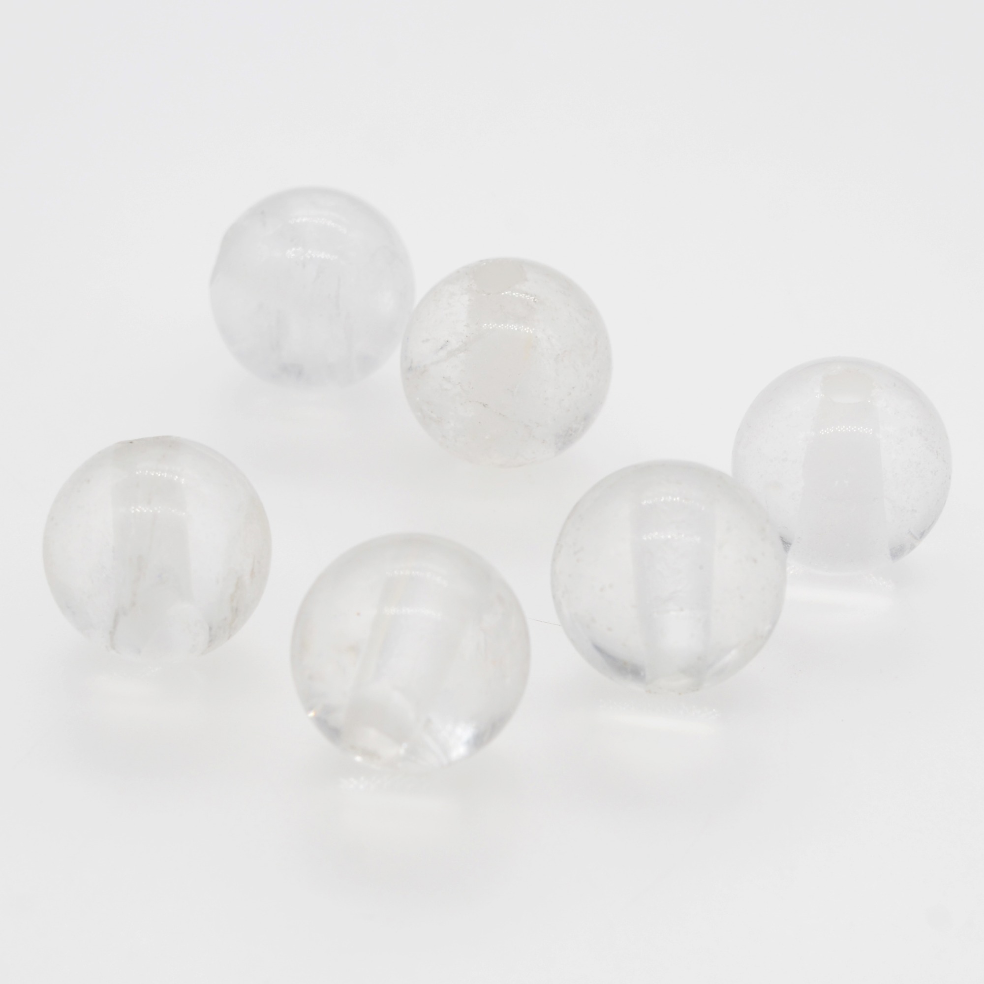 Natural Gemstone 8MM Beads Simle Face Alloy Stone Bracelet