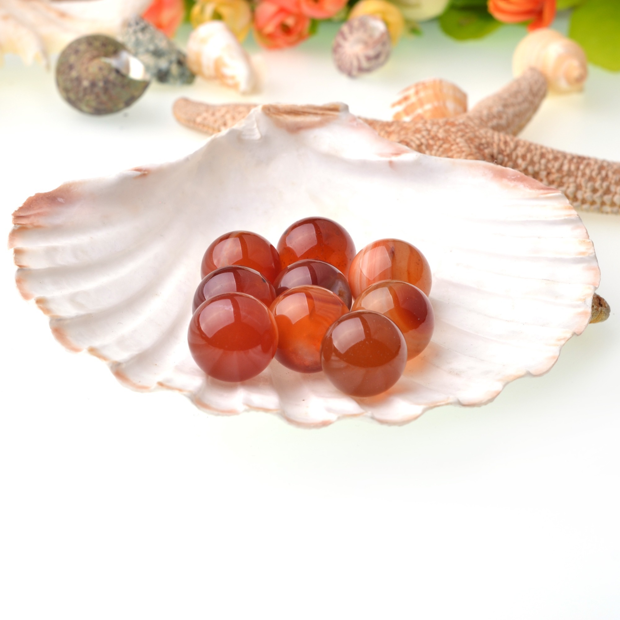 Natural Gemstone 8MM Beads Simle Face Alloy(3PCS) Stone Bracelet