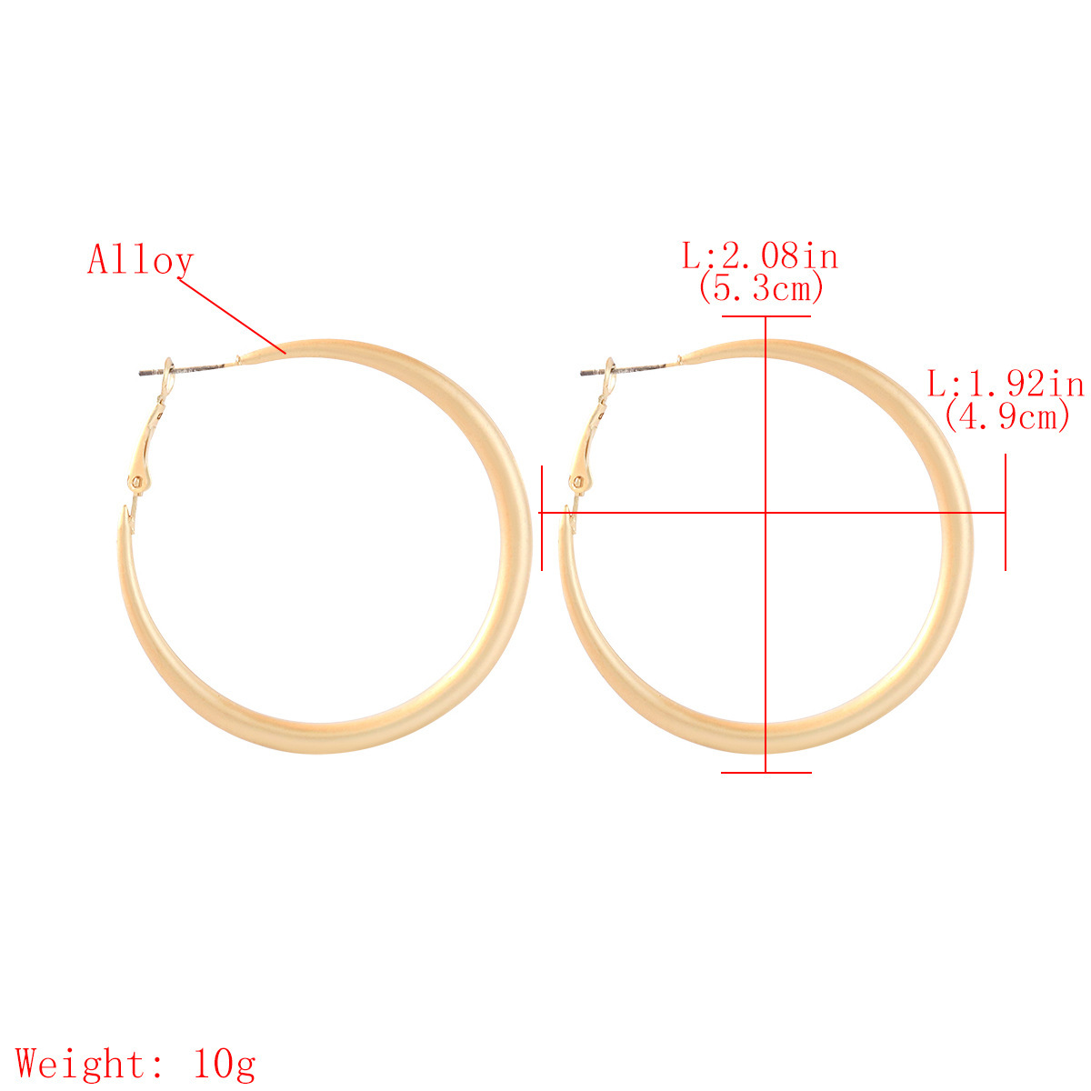 Geomotry Heart Hoop Earring Drop Dangle Heart Triangle Round Square Hexagon Shape