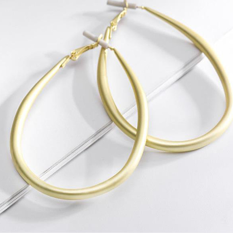 Geomotry Heart Hoop Earring Drop Dangle Heart Triangle Round Square Hexagon Shape