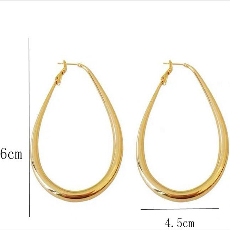 Geomotry Hoop Earring Drop Dangle Heart Triangle Round Square Hexagon Shape