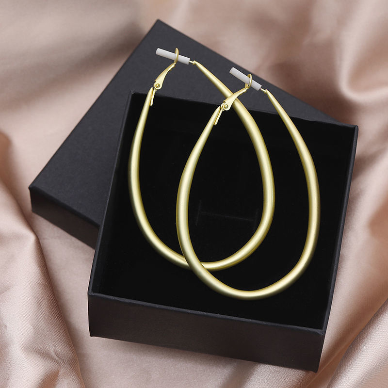Geomotry Heart Hoop Earring Drop Dangle Heart Triangle Round Square Hexagon Shape