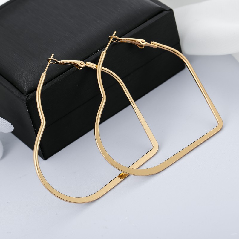 Geomotry Square Hoop Earring Drop Dangle Heart Triangle Round Hexagon Shape