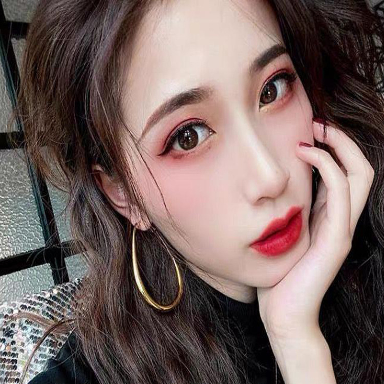 Geomotry Hoop Earring Drop Dangle Heart Triangle Round Square Hexagon Shape