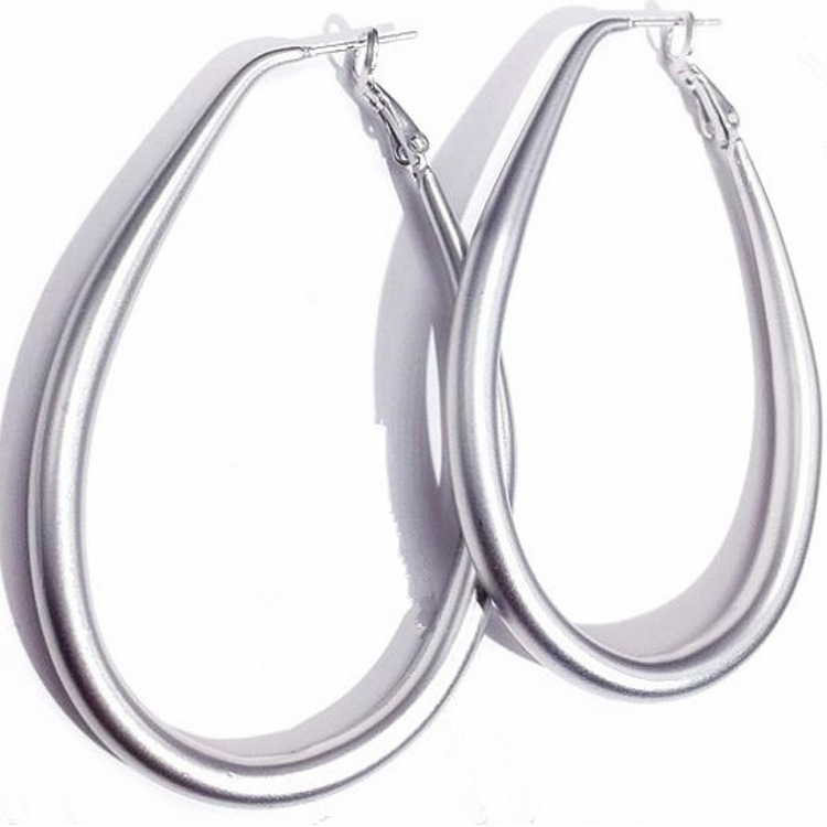 Geomotry Round Hoop Earring Drop Dangle Heart Triangle Round Square Hexagon Shape
