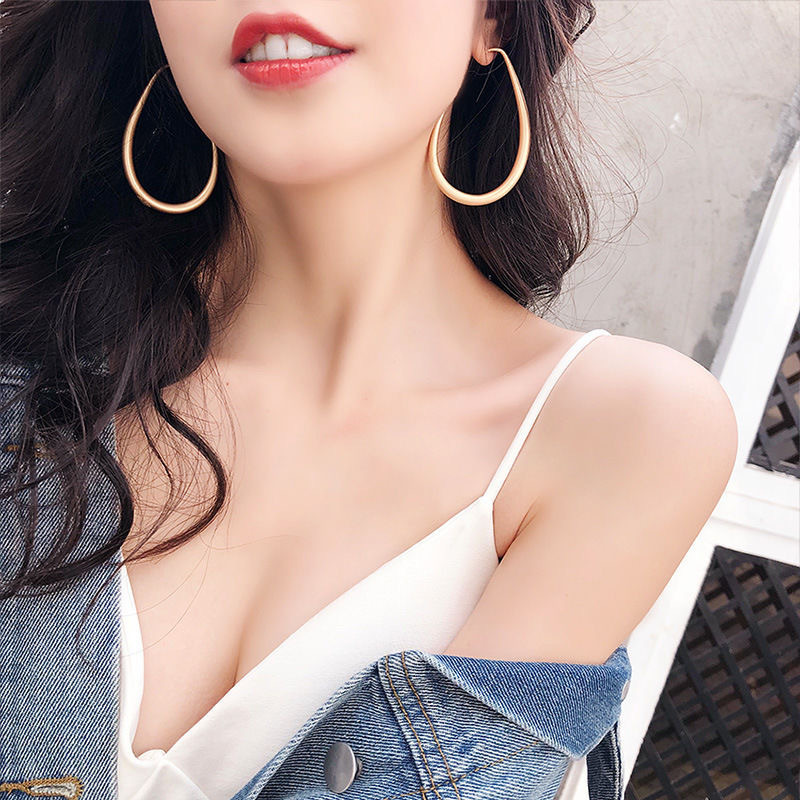 Geomotry Hoop Earring Drop Dangle Heart Triangle Round Square Hexagon Shape