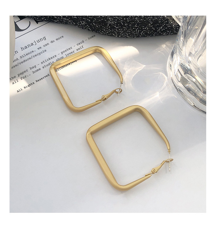 Geomotry Round Hoop Earring Drop Dangle Heart Triangle Round Square Hexagon Shape