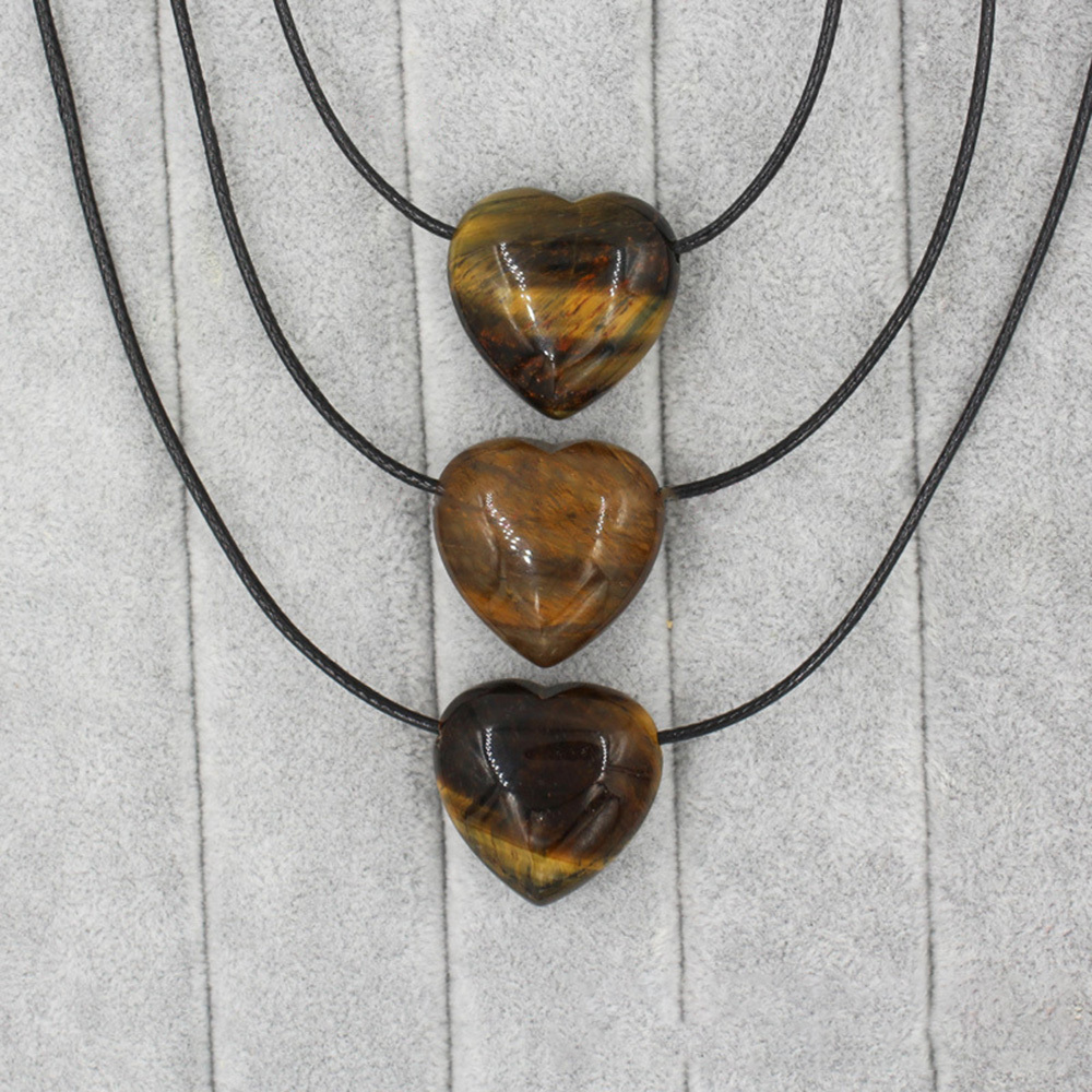 Wire Wrap Raw Amethyst Stone Pendant Necklace Natural Healing Chakra Crystals for Women