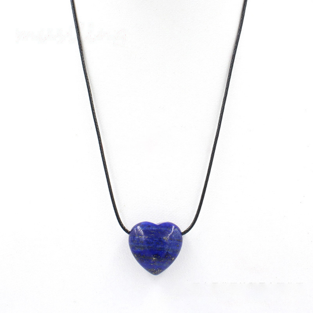 Wire Wrap Raw Amethyst Stone Pendant Necklace Natural Healing Chakra Crystals for Women