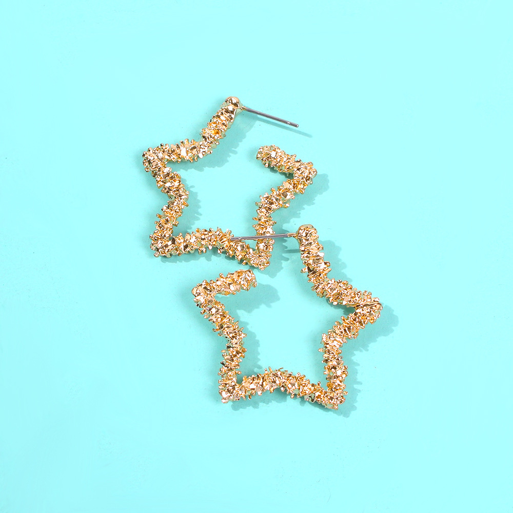 Statement Earrings - Sparkly Crystal Geometric Hexagon, Round Hoops, Vertical Bar, Teardrop Dangles, Shield Disc Drop