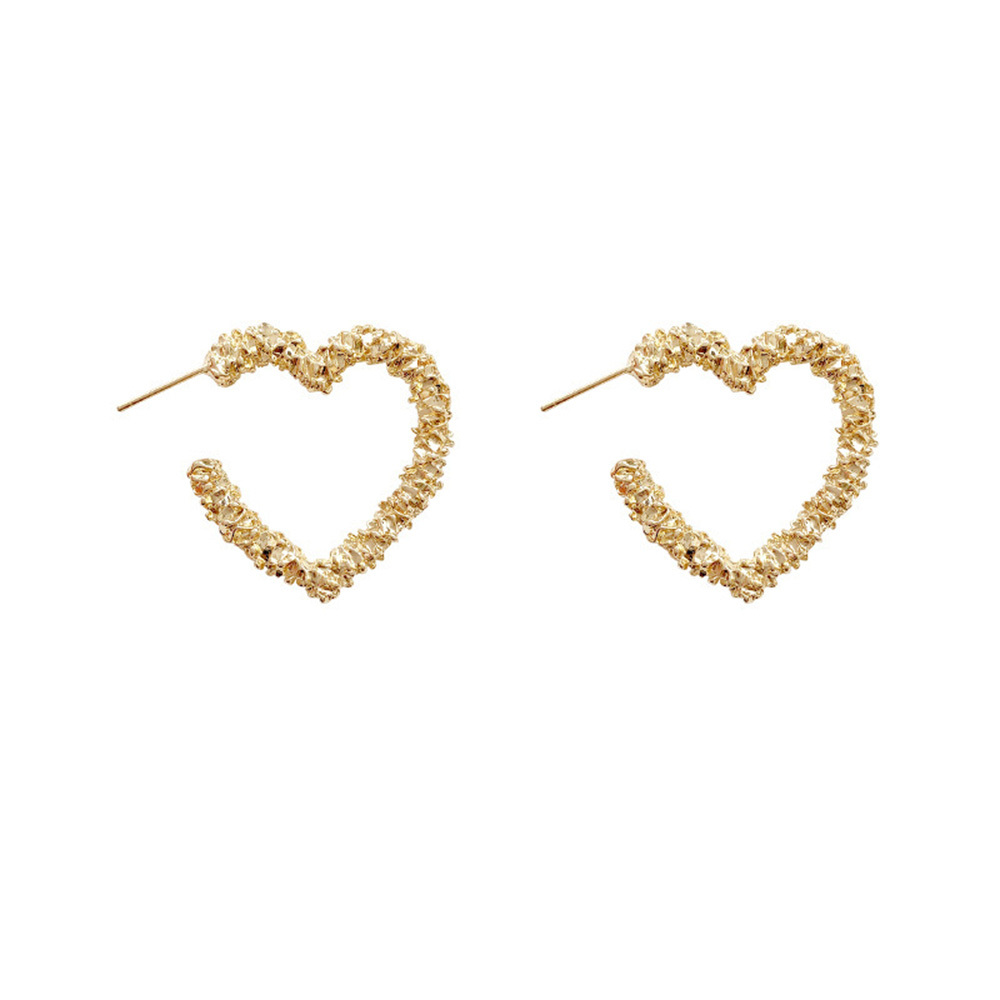 Statement Earrings - Sparkly Crystal Geometric Hexagon, Round Hoops, Vertical Bar, Teardrop Dangles, Shield Disc Drop