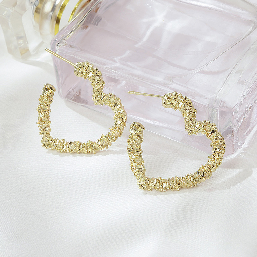 Statement Earrings - Sparkly Crystal Geometric Hexagon, Round Hoops, Vertical Bar, Teardrop Dangles, Shield Disc Drop