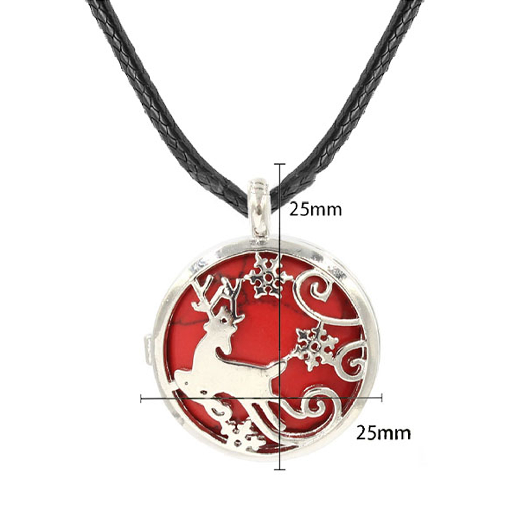 Elk Hollow Box Necklace, Healing Crystal Necklace, Spiritual Energy Gem Necklace, Gift for women and girls